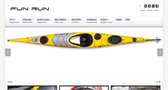 Desktop Screenshot of funrunkayak.com
