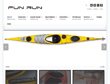 Tablet Screenshot of funrunkayak.com